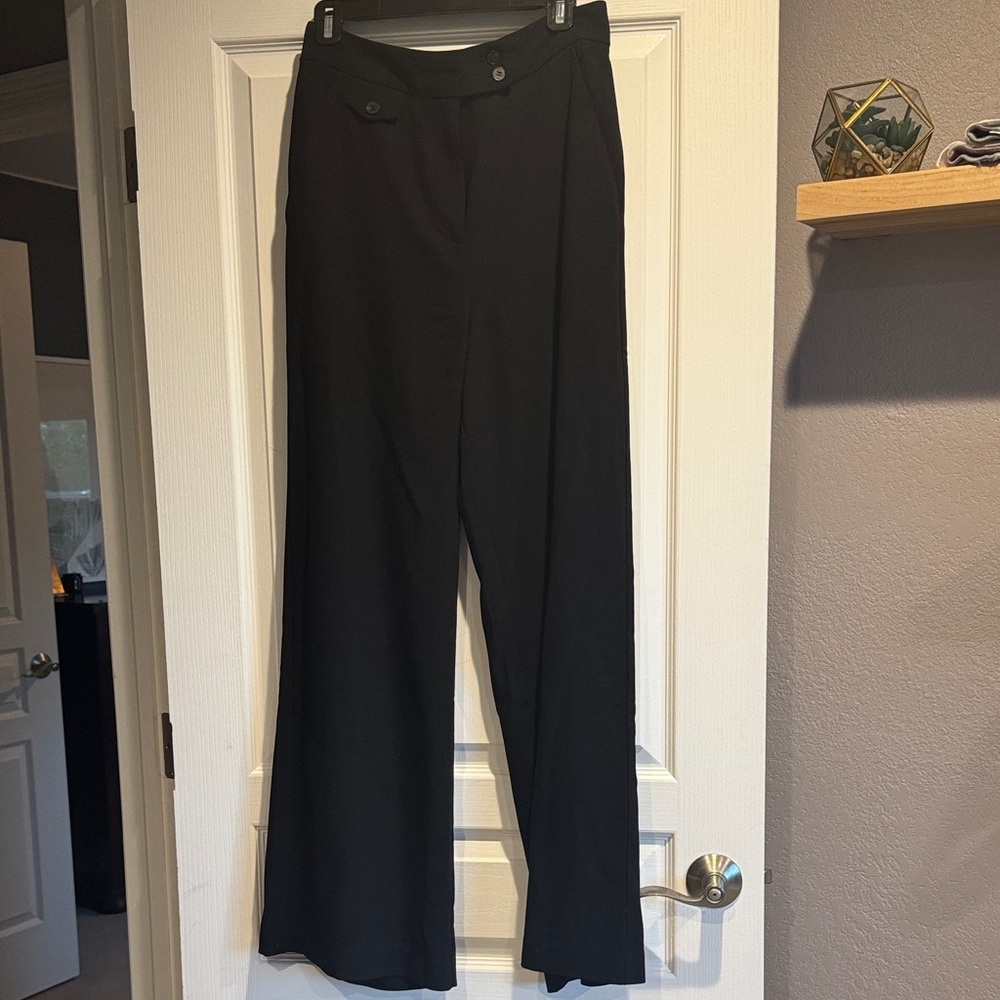 CeCe Black Wide Leg Women's Pants